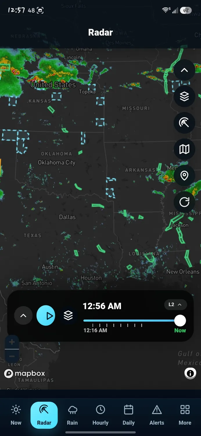 Radar screen